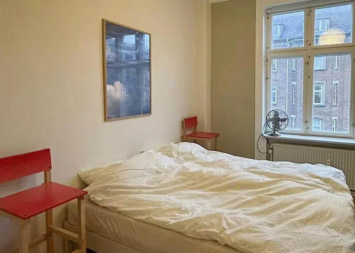 Design Flat With Stucco In Norrebro Apartment